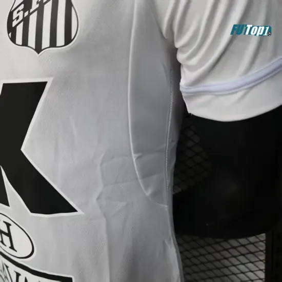 Camiseta Santos FC Primera Equipación 2025/2026 Blanco con Publicitario (EDICIÓN JUGADOR)