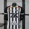 Camiseta Santos FC Segunda Equipación 2025/2026 Negro/Blanco con Publicitario (EDICIÓN JUGADOR)