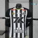 Camiseta Santos FC Segunda Equipación 2025/2026 Negro/Blanco con Publicitario (EDICIÓN JUGADOR)
