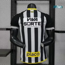 Camiseta Santos FC Segunda Equipación 2025/2026 Negro/Blanco con Publicitario (EDICIÓN JUGADOR)