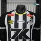 Camiseta Santos FC Segunda Equipación 2025/2026 Negro/Blanco con Publicitario (EDICIÓN JUGADOR)