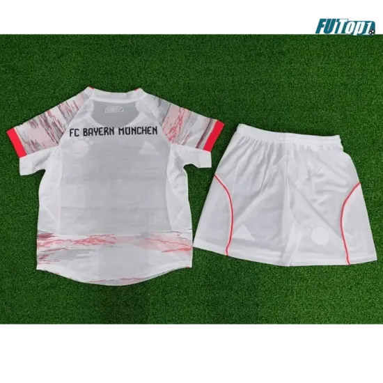 Camiseta Barata Bayern Múnich Visitante 2025/26 Equipación Versión Jugador Niño