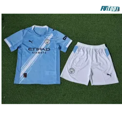 Camiseta Calidad AAA Manchester City Home 2025/26 Niño Versión Jugador
