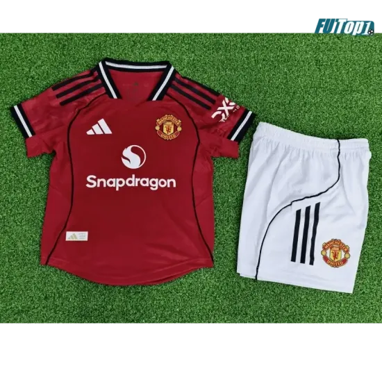 Camiseta Calidad Premium Manchester United Primera Equipación 2025/26 Equipación Versión Jugador