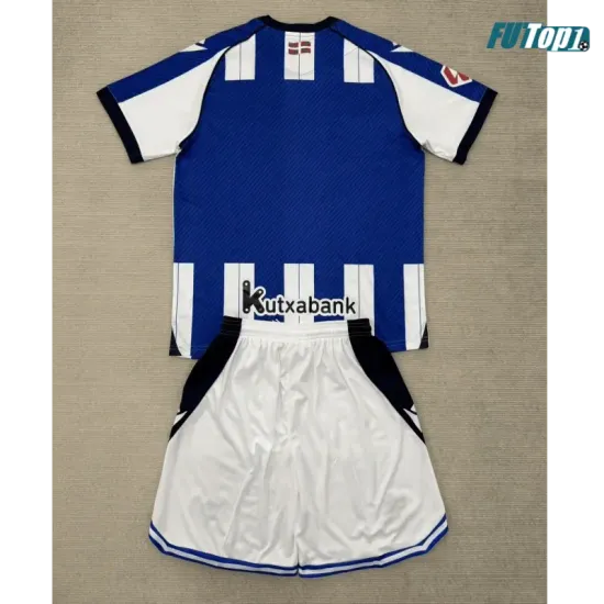 Camiseta Calidad Premium Real Sociedad Home Primera Equipación 2025/26 Equipación con Parche La Liga