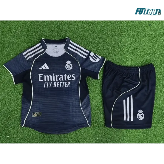 Camiseta Calidad THAI Real Madrid Segunda Equipación 2025/26 (Camiseta + Pantalón Corto) Versión Jugador