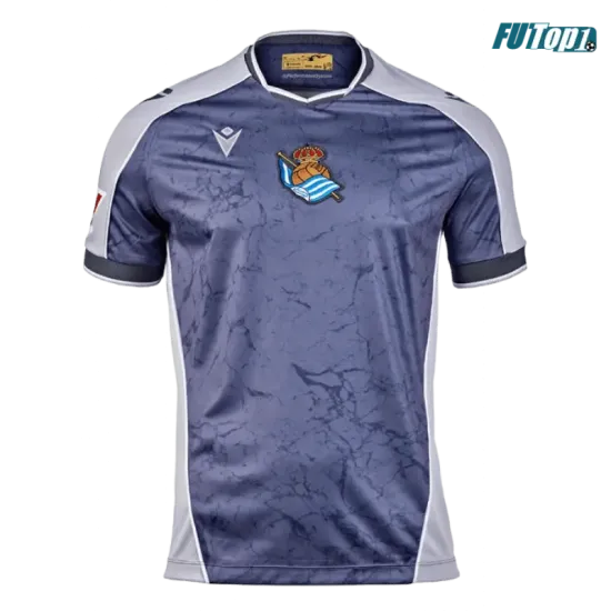 Camiseta Futbol Real Sociedad Visitante 2025/26 con Parche La Liga