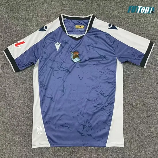 Camiseta Futbol Real Sociedad Visitante 2025/26 con Parche La Liga