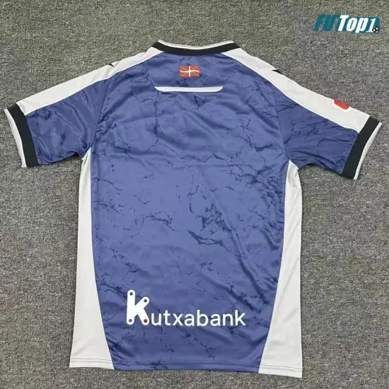 Camiseta Futbol Real Sociedad Visitante 2025/26 con Parche La Liga