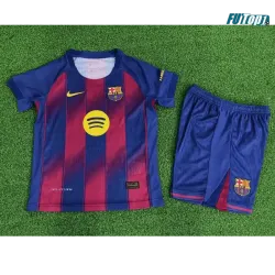 Camiseta Replica Barcelona Local 2025/26 Equipación Versión Jugador Niño