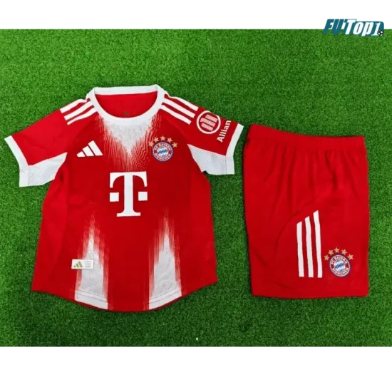 Camiseta Replica Bayern Múnich Home Primera Equipación 2025/26 Niño Versión Jugador Niño