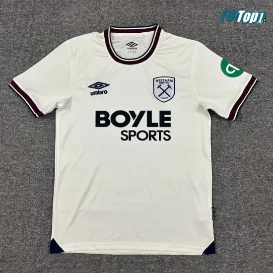 Camiseta Replica West Ham United Visitante Segunda Equipación 2025/26