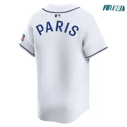 Camiseta Barata PSG 2025/26 Baseball Shirt Blanco