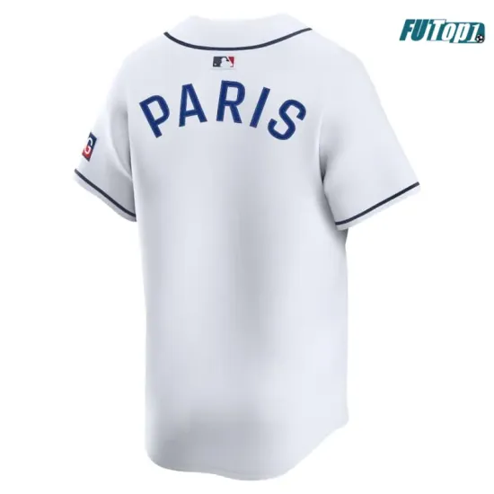 Camiseta Barata PSG 2025/26 Baseball Shirt Blanco