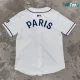 Camiseta Barata PSG 2025/26 Baseball Shirt Blanco