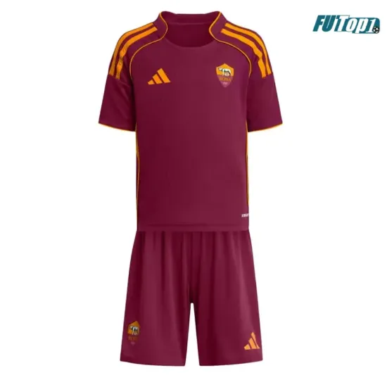 Camiseta Calidad AAA AS Roma Local 2025/26 (Camiseta + Pantalón Corto)