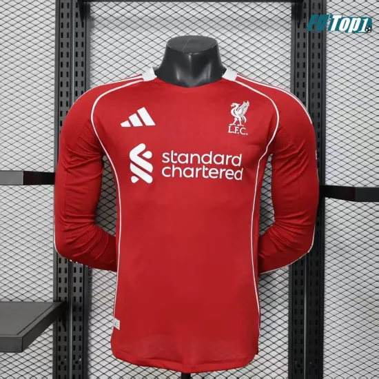 Camiseta Calidad THAI Liverpool Primera Equipación 2025/26 Versión Jugador ML