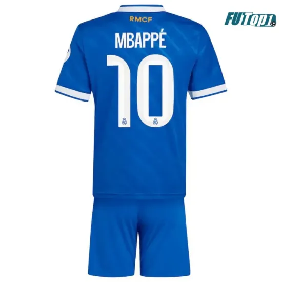 Camiseta Futbol MBAPPÉ 10 Real Madrid Thrid Tercera Equipación 2025/26 Niño