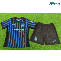 Camiseta Replica Inter de Milan Local Primera Equipación 2025/26 Niño Versión Jugador