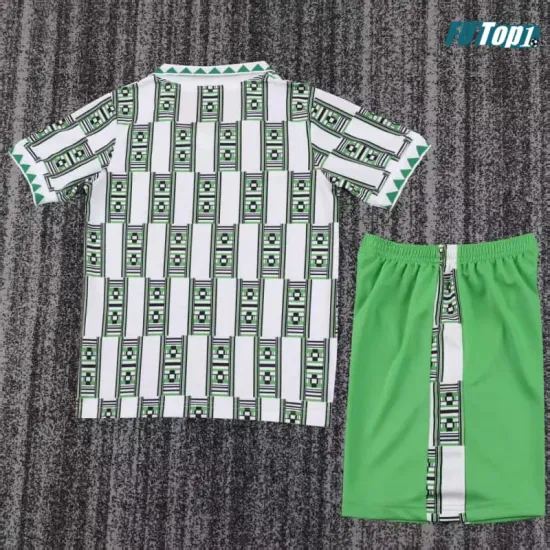 Camiseta Replica Nigeria Visitante Segunda Equipación 1995 Retro Clasico Niño