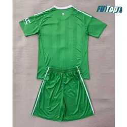 Camiseta Barata de Portero Manchester United 2025/2026 Niño Verde/Blanco