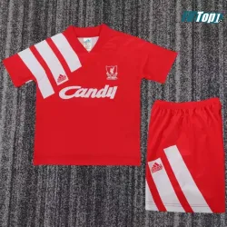 Camiseta Barata Liverpool Local 1991/92 Vintage (Camiseta + Pantalón Corto)