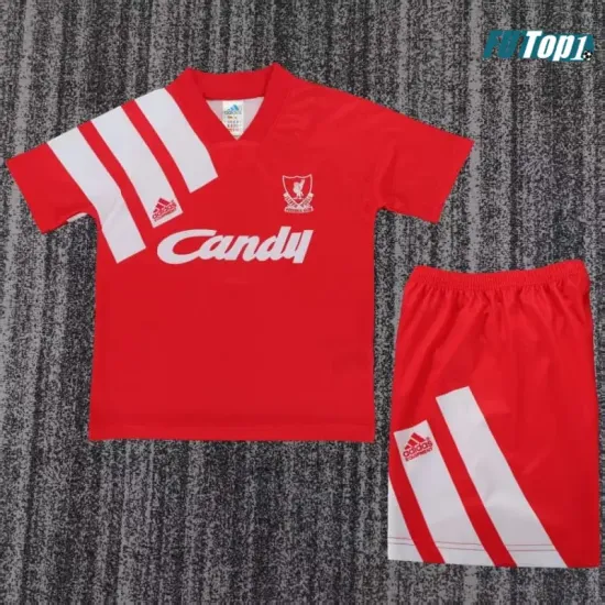 Camiseta Barata Liverpool Local 1991/92 Vintage (Camiseta + Pantalón Corto)
