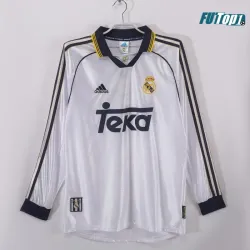 Camiseta Barata Real Madrid Local 1998/00 Retro Clasico ML