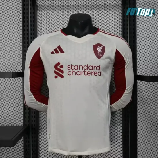 Camiseta Calidad AAA Liverpool Visitante 2025/26 Versión Jugador ML