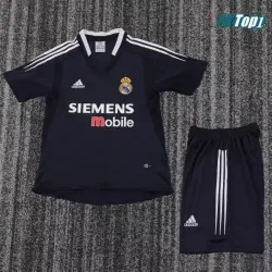 Camiseta Calidad AAA Real Madrid Visitante 2004/05 Vintage Niño