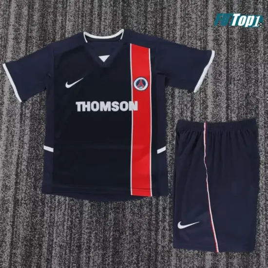 Camiseta Calidad Premium PSG Home 2002/03 Antigua (Camiseta + Pantalón Corto)