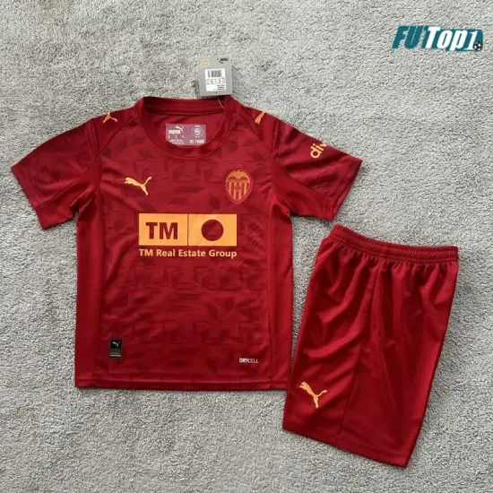 Camiseta Calidad Premium Valencia Segunda Equipación 2025/26 Niño