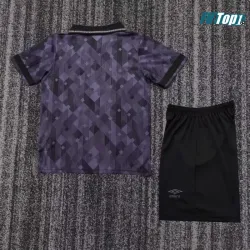 Camiseta Futbol Inglaterra 1990 Vintage Edición Especial Negro/Gris Niño