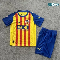 Camiseta Futbol Valencia Alternativo 2025/26 (Camiseta + Pantalón Corto) con Parche La Liga
