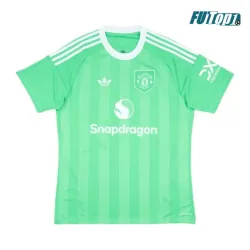 Camiseta Replica de Portero Manchester United 2025/2026 Verde/Blanco