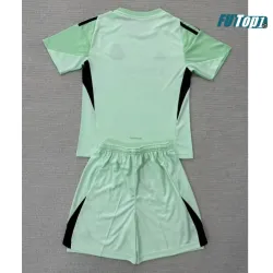 Camiseta Replica de Portero Real Madrid 2025/26 (Camiseta + Pantalón Corto) Verde