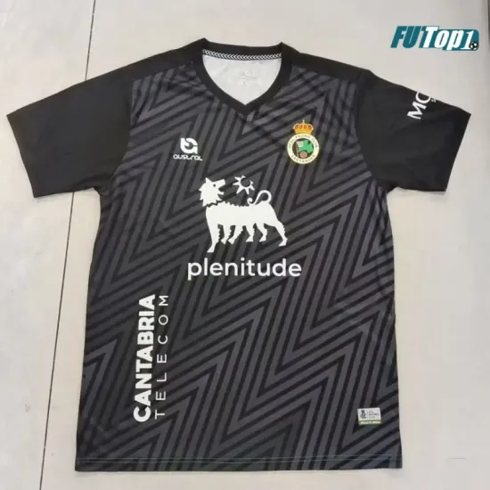 Camiseta Barata de Portero Racing de Santander 2024/25 Negro