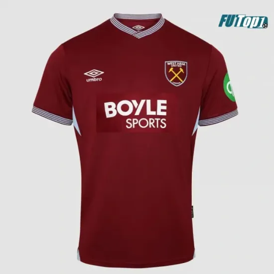 Camiseta Barata West Ham United Local Primera Equipación 2025/26