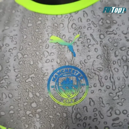Camiseta Calidad Premium Manchester City Thrid Tercera Equipación 2025/26 Versión Jugador
