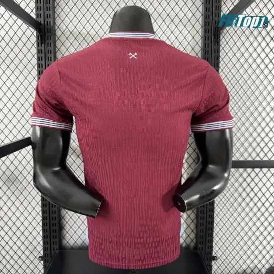 Camiseta Calidad Premium West Ham United Home 2025/26 Versión Jugador