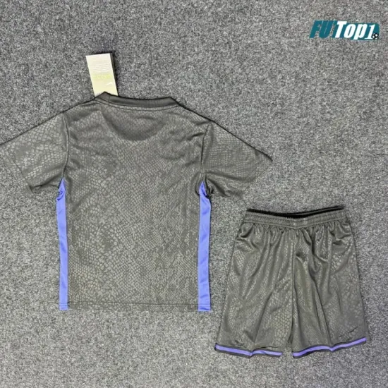Camiseta Calidad THAI Barcelona x Kobe Bryant Pre-Match 2025/2026 Negro/Morado Niño