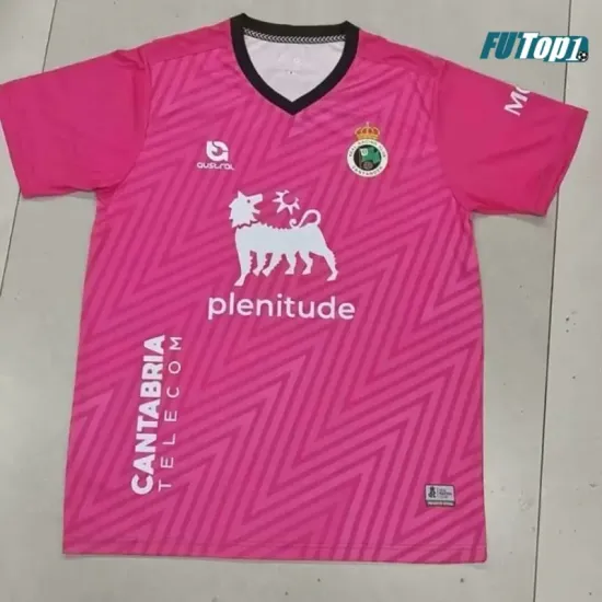Camiseta Replica de Portero Racing de Santander 2024/25 Rosa