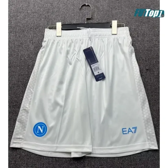 Pantalón Corto Futbol Napoli Home Primera Equipación 2025/26