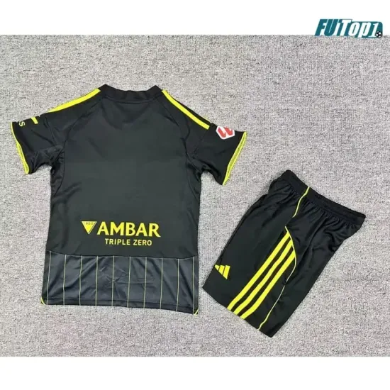 Camiseta Calidad AAA Real Zaragoza Segunda Equipación 2025/26 Niño con Parche La Liga
