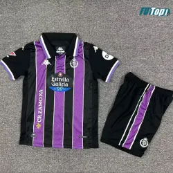 Camiseta Replica Real Valladolid Visitante 2025/26 Niño con Parche La Liga