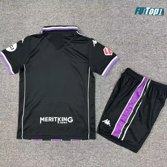 Camiseta Replica Real Valladolid Visitante 2025/26 Niño con Parche La Liga