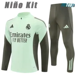 Sudadera de Entrenamiento Calidad Premium Real Madrid 2025/26 Equipación Verde Claro