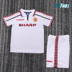 Camiseta Replica Manchester United Edición Conmemorativa 1998/99 Retro (Camiseta + Pantalón Corto)