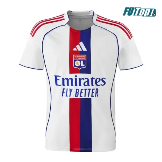 Camiseta Calidad THAI Olympique De Lyon Home Primera Equipación 2025/2026