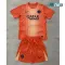 Camiseta Futbol de Portero PSG 2025/2026 Niño Naranja